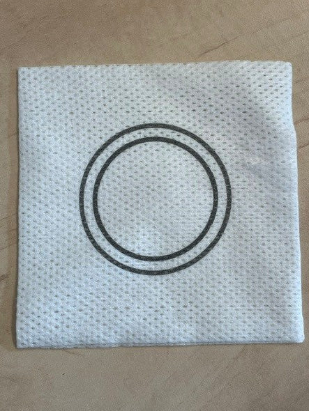 Gauze pads with double circle