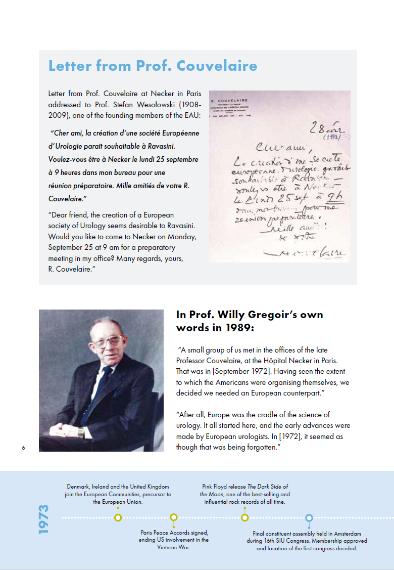 EAU:50 – The European Association of Urology celebrates its half-century